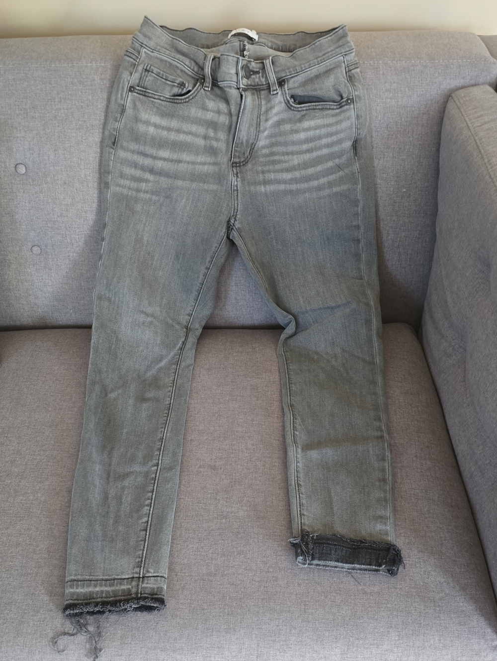Loft Jeans Women's Size 0 Grey Ankle Skinny